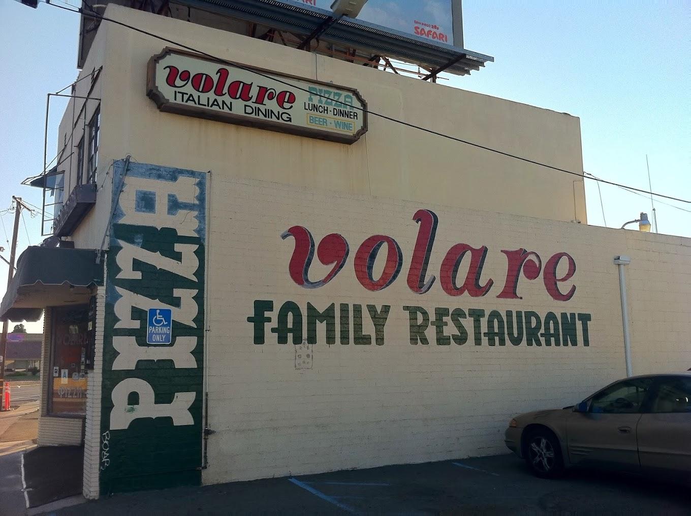 Volare Italian Restaurant Latest Menu - October 2024